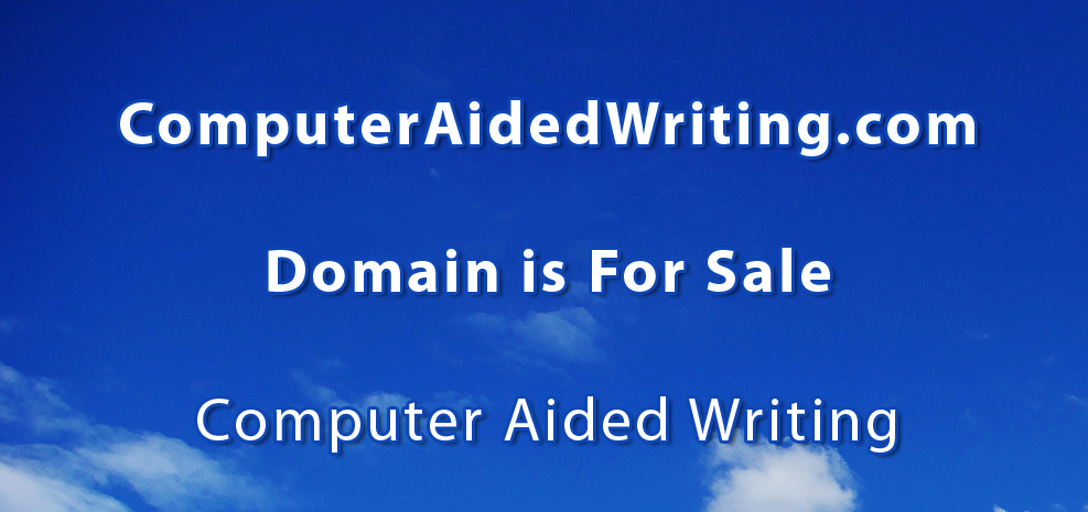 ComputerAidedWriting.com Domain is For Sale